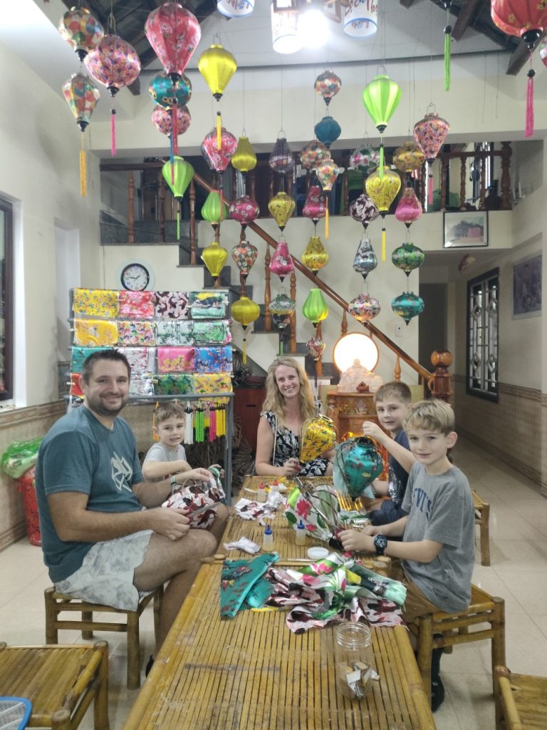 Lantern Making Class for Families and Top Hoi An Studios 2 Lantern Making Class