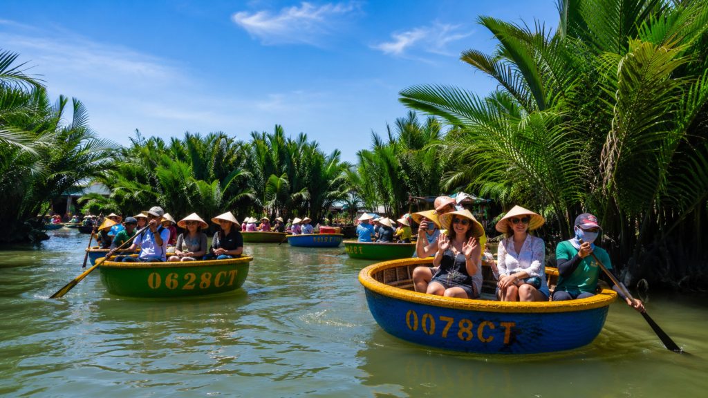 Group Coconut Boat Ride in Hoi An