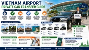 Professional private car driver in Da Nang providing comfortable door-to-door transfer service to Hoi An Ancient Town