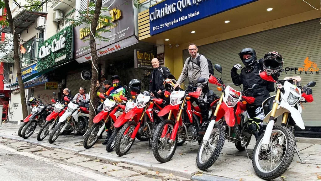 Motorbike rental shops in Da Nang