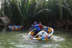 Coconut Basket Boat Spinning Show Hoi An