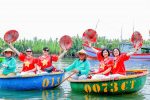 Local Rowers Guiding Coconut Basket Boat Tour