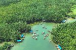 Panoramic View of Coconut Basket Boat Location